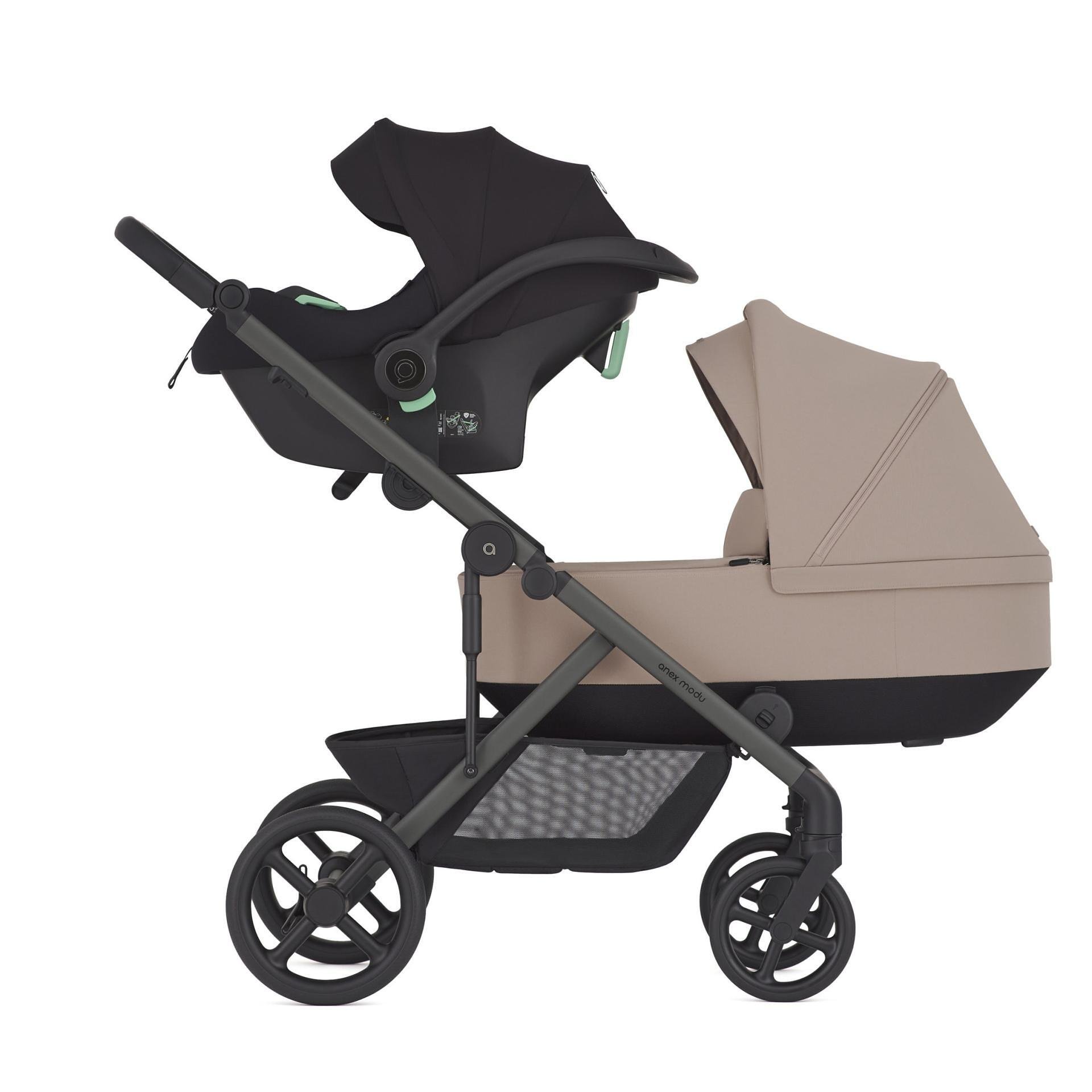Бебешка количка Anex Modu Double 2 в 1 Rooty