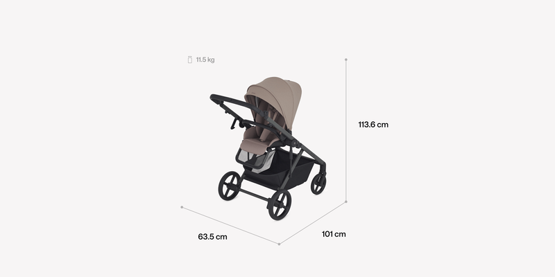 Бебешка количка Anex Modu Double 2 в 1 Rooty